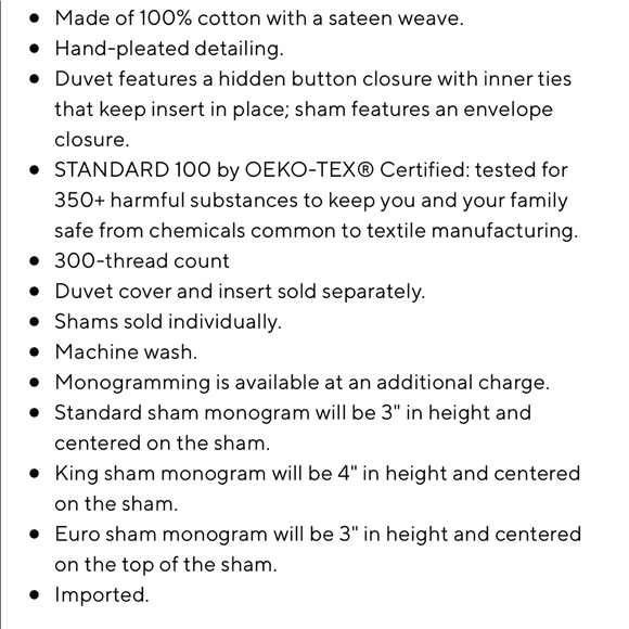 3 Brand New Pottery Barn Euro shams - Picture 3 of 6